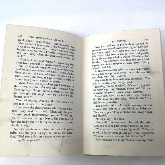Old Nancy Drew The Mystery at‎ Lilac Inn  Carolyn Keene 1961 Hardcover Vintage - Picture 6 of 8